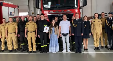 Nowy strażak w ciechanowskiej komendzie. Złożył ślubowanie [zdjęcia]