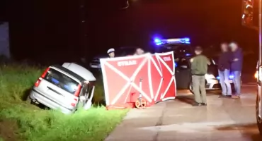 Tragiczny wypadek. Zginął kierowca fiata