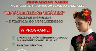 W Ciechanowie trwa nabór na warsztaty do spektaklu „Opowiedziane tańcem”