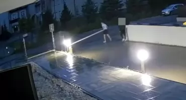 Uszkodził szlaban. Poszukuje go policja [wideo]