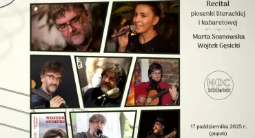 Recital piosenki literackiej i kabaretowej w Ciechanowie