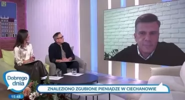 W TVP o naszej akcji poszukiwania pieniędzy i szczęśliwym finale [wideo]
