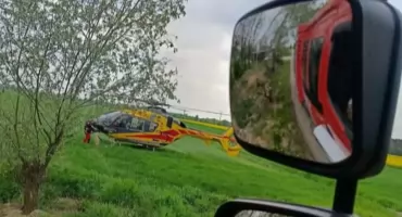Lotnicze Pogotowie Ratunkowe przyleciało do ciężko poparzonego
