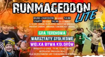Aktywny Dzień Dziecka w Gołotczyźnie. Runmageddon Lite, warsztaty i Bitwa Kolorów