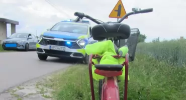 Wypadek na skrzyżowaniu. Ranny rowerzysta
