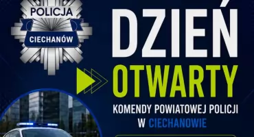 Sprawdź, jak wygląda praca w policji. Komenda w Ciechanowie zaprasza na Dzień Otwarty
