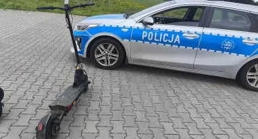 Popisywał się na hulajnodze w Ciechanowie. 15-latek odpowie przed sądem
