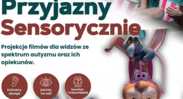 „Ekipa zwierzaków” - seans przyjazny sensorycznie w Ciechanowie