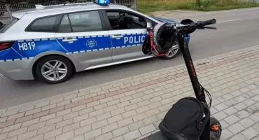 Nieletni na hulajnogach łamali przepisy w Ciechanowie. Dwie osoby staną przed sądem